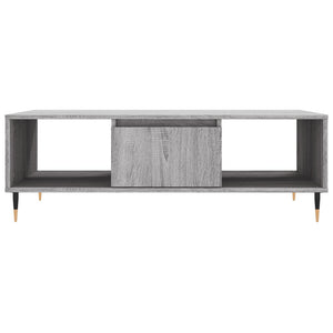 vidaXL Coffee Table Grey Sonoma 104x60x35 cm Engineered Wood