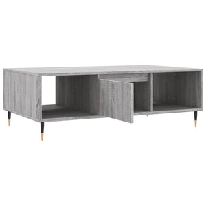 vidaXL Coffee Table Grey Sonoma 104x60x35 cm Engineered Wood