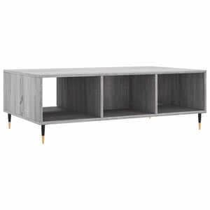 vidaXL Coffee Table Grey Sonoma 104x60x35 cm Engineered Wood