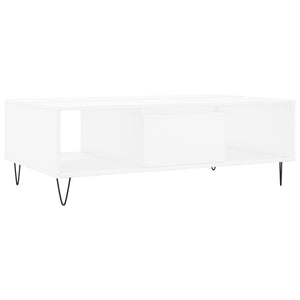 vidaXL Coffee Table White 104x60x35 cm Engineered Wood