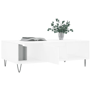 vidaXL Coffee Table White 104x60x35 cm Engineered Wood