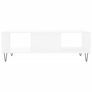 vidaXL Coffee Table White 104x60x35 cm Engineered Wood