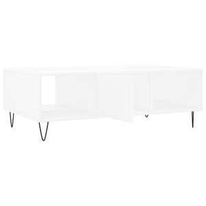 vidaXL Coffee Table White 104x60x35 cm Engineered Wood