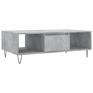 vidaXL Coffee Table Concrete Grey 104x60x35 cm Engineered Wood