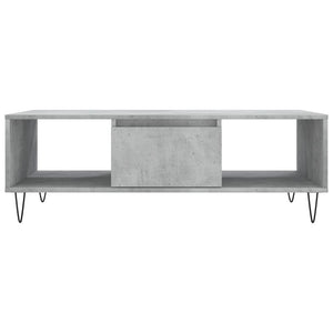 vidaXL Coffee Table Concrete Grey 104x60x35 cm Engineered Wood