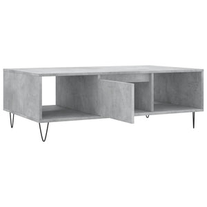 vidaXL Coffee Table Concrete Grey 104x60x35 cm Engineered Wood