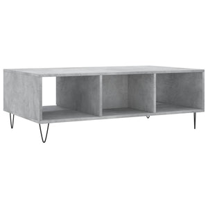 vidaXL Coffee Table Concrete Grey 104x60x35 cm Engineered Wood