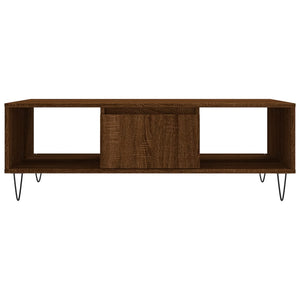 vidaXL Coffee Table Brown Oak 104x60x35 cm Engineered Wood