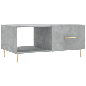 vidaXL Coffee Table Concrete Grey 90x50x40 cm Engineered Wood