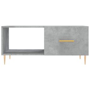 vidaXL Coffee Table Concrete Grey 90x50x40 cm Engineered Wood