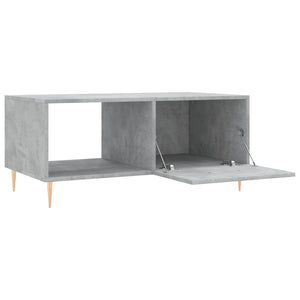 vidaXL Coffee Table Concrete Grey 90x50x40 cm Engineered Wood