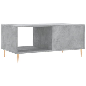 vidaXL Coffee Table Concrete Grey 90x50x40 cm Engineered Wood