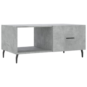 vidaXL Coffee Table Concrete Grey 90x50x40 cm Engineered Wood