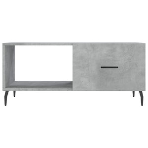 vidaXL Coffee Table Concrete Grey 90x50x40 cm Engineered Wood