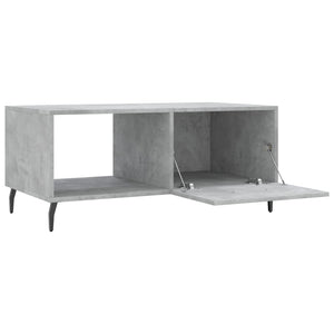 vidaXL Coffee Table Concrete Grey 90x50x40 cm Engineered Wood