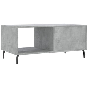 vidaXL Coffee Table Concrete Grey 90x50x40 cm Engineered Wood