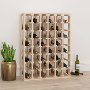 vidaXL Wine Rack 70x33x94 cm Solid Wood Pine