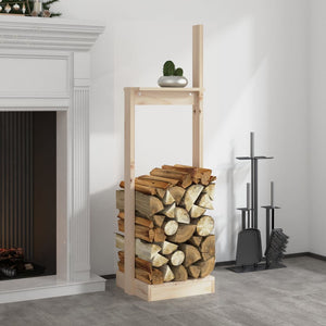 vidaXL Log Holder 33.5x30x110 cm Solid Wood Pine