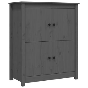 vidaXL Sideboard Grey 83x41.5x100 cm Solid Wood Pine