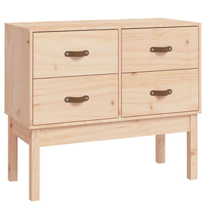 vidaXL Console Cabinet 90x40x78 cm Solid Wood Pine