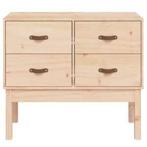 vidaXL Console Cabinet 90x40x78 cm Solid Wood Pine