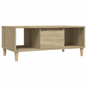 vidaXL Coffee Table Sonoma Oak 90x50x36,5 cm Engineered Wood