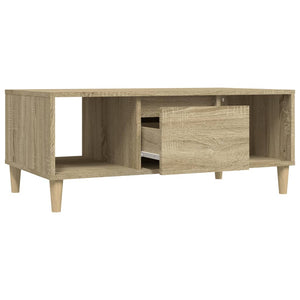 vidaXL Coffee Table Sonoma Oak 90x50x36,5 cm Engineered Wood