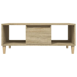 vidaXL Coffee Table Sonoma Oak 90x50x36,5 cm Engineered Wood