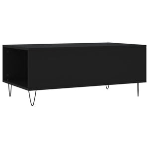 vidaXL Coffee Table Black 90x50x36.5 cm Engineered Wood