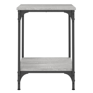 vidaXL Coffee Table Grey Sonoma 40x40x55 cm Engineered Wood