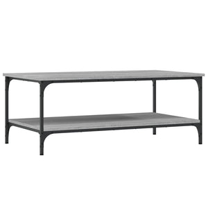 vidaXL Coffee Table Grey Sonoma 100x55x40 cm Engineered Wood