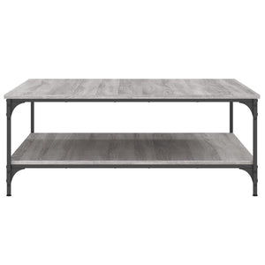 vidaXL Coffee Table Grey Sonoma 100x100x40 cm Engineered Wood