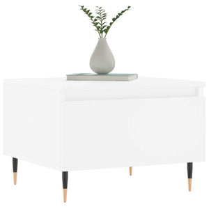 vidaXL Coffee Table White 50x46x35 cm Engineered Wood