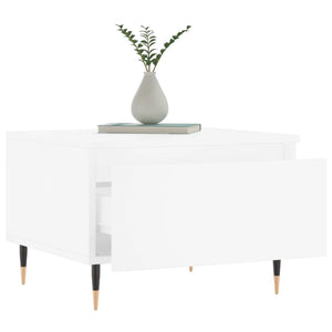 vidaXL Coffee Table White 50x46x35 cm Engineered Wood