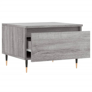 vidaXL Coffee Table Grey Sonoma 50x46x35 cm Engineered Wood