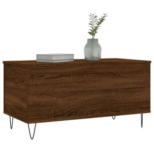 vidaXL Coffee Table Brown Oak 90x44.5x45 cm Engineered Wood