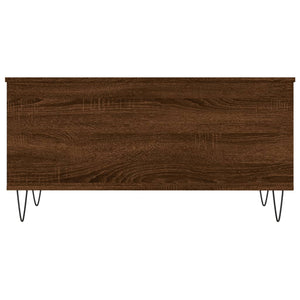 vidaXL Coffee Table Brown Oak 90x44.5x45 cm Engineered Wood