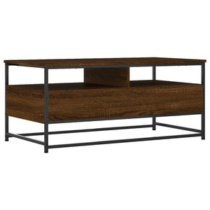 vidaXL Coffee Table Brown Oak 100x51x45 cm Engineered Wood