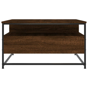 vidaXL Coffee Table Brown Oak 80x80x45 cm Engineered Wood