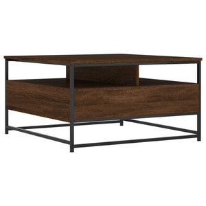 vidaXL Coffee Table Brown Oak 80x80x45 cm Engineered Wood