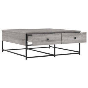 vidaXL Coffee Table Grey Sonoma 100x99x40 cm Engineered Wood