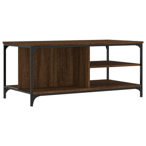 vidaXL Coffee Table Brown Oak 100x50x45 cm Engineered Wood