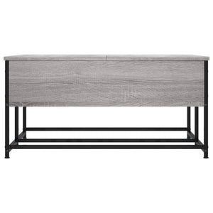 vidaXL Coffee Table Grey Sonoma 80x80x40 cm Engineered Wood