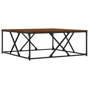 vidaXL Coffee Table Brown Oak 100x100x40 cm Engineered Wood