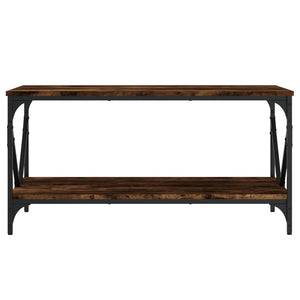 vidaXL Coffee Table Smoked Oak 90x50x45 cm Engineered Wood