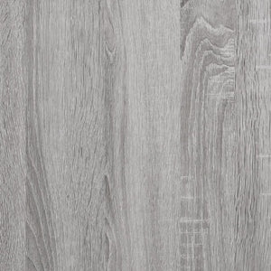 vidaXL Wardrobe with Drawers Grey Sonoma 89x39x184.5 cm Engineered Wood
