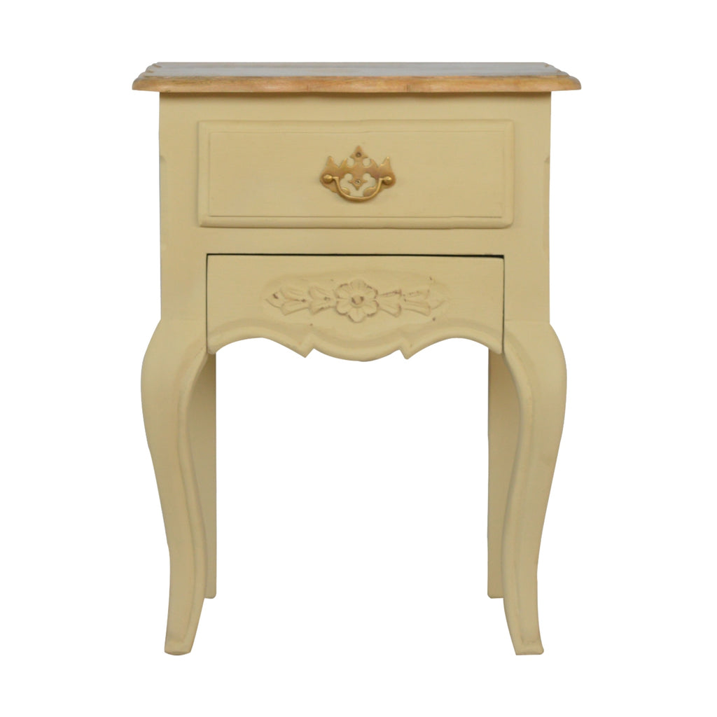 French Style Cream Bedside