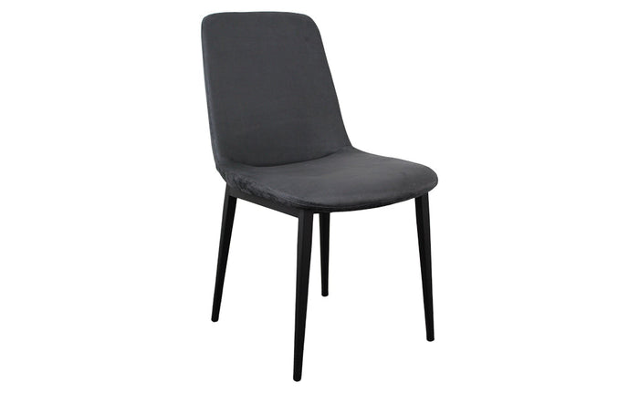 Set of 2 Celeste Dining Chairs - Dark Grey