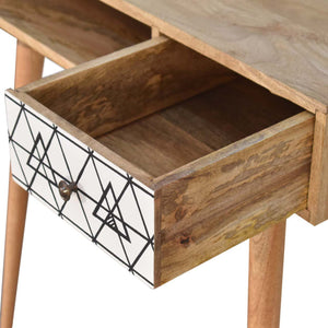 Triangle Printed Writing Desk