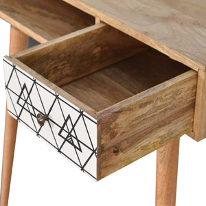 Triangle Printed Writing Desk